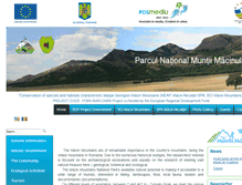 Tablet Screenshot of parcmacin.ro